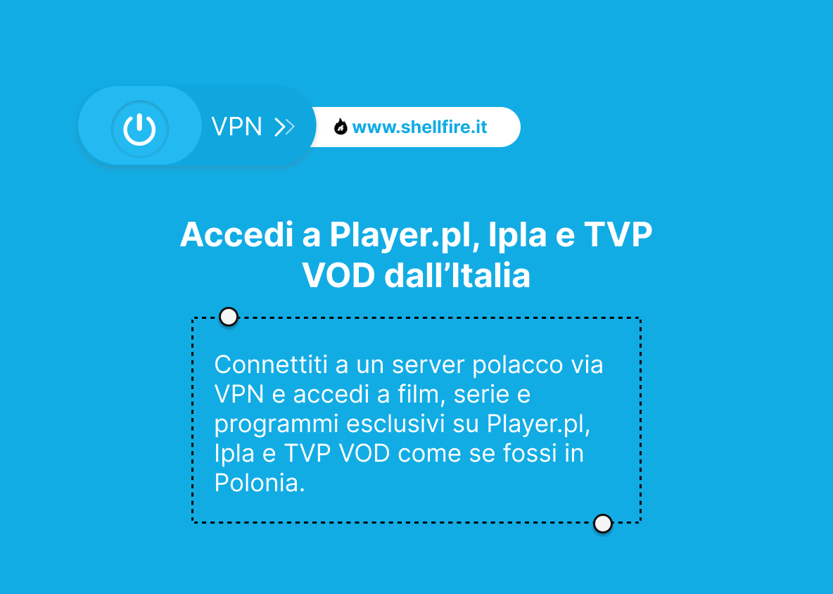 Accedi a Player.pl, Ipla e TVP VOD dall’Italia